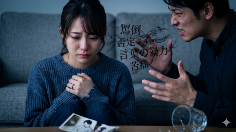 彼氏の暴言で傷つく彼女