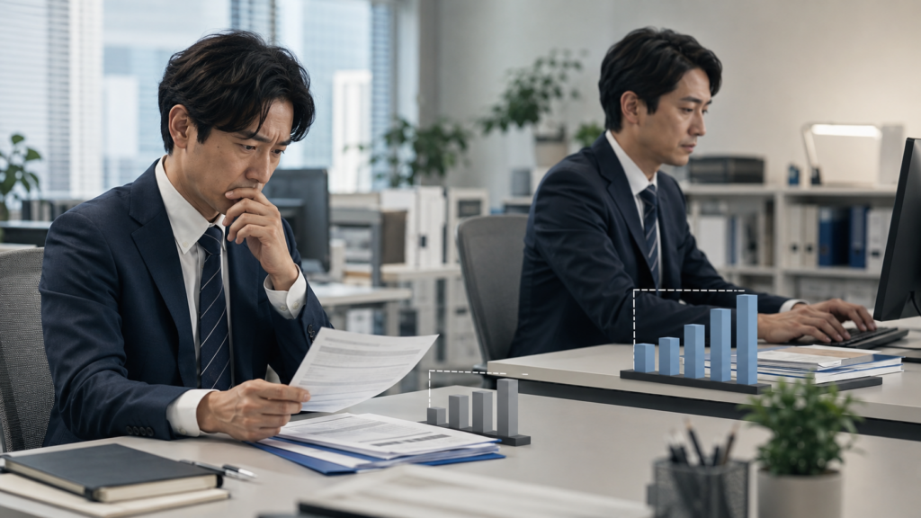 同じ会社で同じ仕事をしているのに、給料に差があることにショックを受けるビジネスパーソン