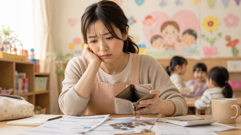 やりがいに搾取されている女性の画像