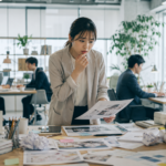 好きな仕事なのに向いていないと感じて悩む会社員のイメージ