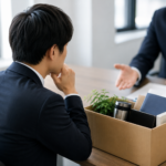 退職を伝えた社員に、上司が引き止め条件を提示している場面