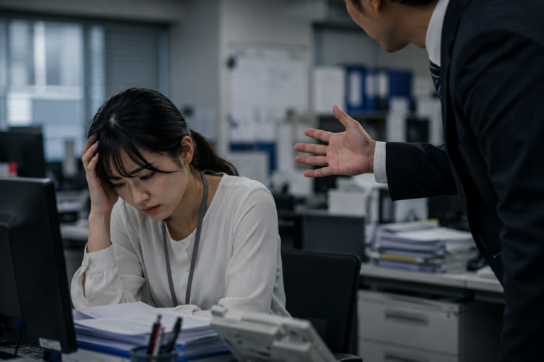 臨機応変な対応を求められ、職場で困り果てる会社員